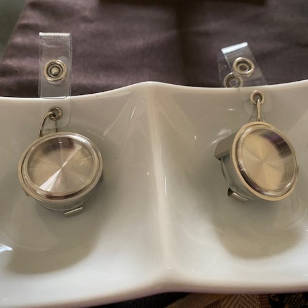 New Lanyard Retractable Living locket  BASE   Face separate